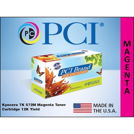 Pci Kyocera Tk-572M 1T02Hgbus0 Magenta Toner Cartridge 12K Yield Gsa